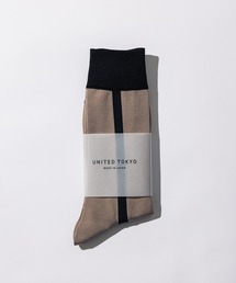 バイカラーサイドラインソックス