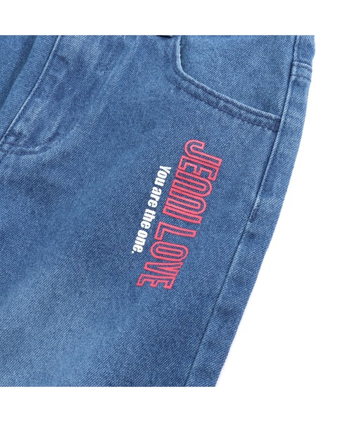 JENNI love（ジェニィラブ）の「サイドZIPデニムロングパンツ（デニム