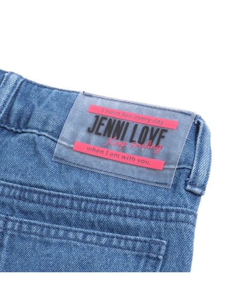 JENNI love（ジェニィラブ）の「サイドZIPデニムロングパンツ（デニム