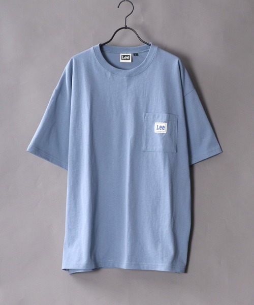 Lee（リー）の「【Lee】別注 コラボ ワークポケット ワイドシルエット ワッペンＴシャツ/無地Ｔ（Tシャツ/カットソー・メンズ・ホワイト/ブラック/ベージュ/オリーブ/ブルー・S/M/L/XL）」の5枚目の写真