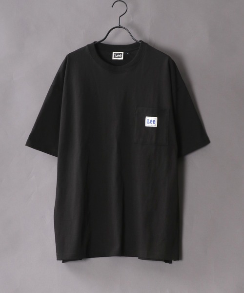 Lee（リー）の「【Lee】別注 コラボ ワークポケット ワイドシルエット ワッペンＴシャツ/無地Ｔ（Tシャツ/カットソー・メンズ・ホワイト/ブラック/ベージュ/オリーブ/ブルー・S/M/L/XL）」の3枚目の写真