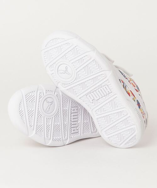 PUMA（プーマ）の「PUMA/プーマ 軽量 限定ベルクロスニーカー 192522（スニーカー・キッズ・グレー×ホワイト/ホワイト×レッド・21.0cm/19.0cm/20.0cm/18.0cm/17.0cm）」の4枚目の写真