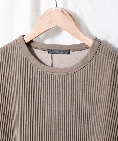 Bling Leads（ブリングリーズ）の「《Bling leads》プリーツ　オーバーベスト（ベスト・メンズ・ブラック/グレイッシュベージュ/グレー/グレイッシュブルー・LARGE/MEDIUM）」の6枚目の写真