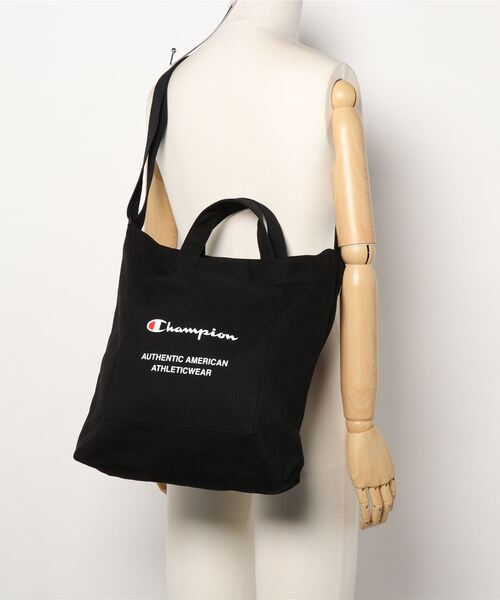 Champion(チャンピオン)の「champion/チャンピオン リネット ショルダートートバッグ 67045(ショルダーバッグ・レディース・ブラック/ホワイト・FREE)」の16枚目の写真