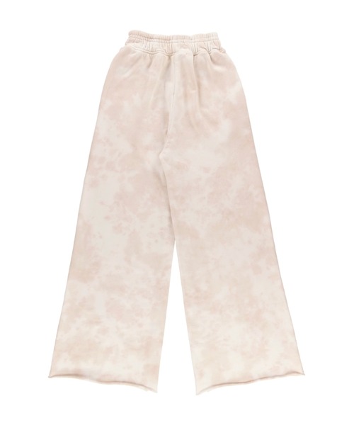 ALEXIA STAM（アリシアスタン）の「Logo Tie Dye Wide Leg Sweat Pants/ロゴタイダイワイドレッグスウェットパンツ（スウェットパンツ・レディース・ベージュ/ブルー・S/M）」の6枚目の写真