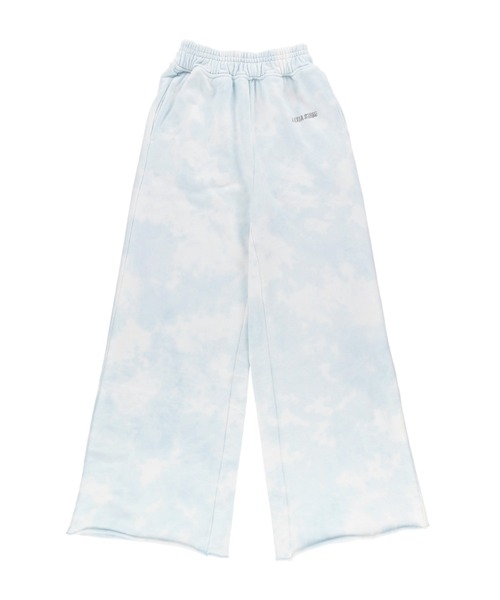 ALEXIA STAM（アリシアスタン）の「Logo Tie Dye Wide Leg Sweat Pants/ロゴタイダイワイドレッグスウェットパンツ（スウェットパンツ・レディース・ベージュ/ブルー・S/M）」の16枚目の写真