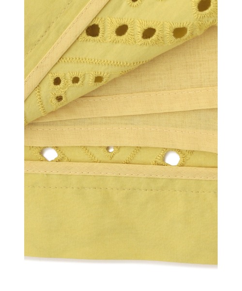 PINKY&DIANNE（ピンキーアンドダイアン）の「◆ベルト付きコットンレーススカート（スカート・レディース・カーキ/イエロー・38/36）」の9枚目の写真