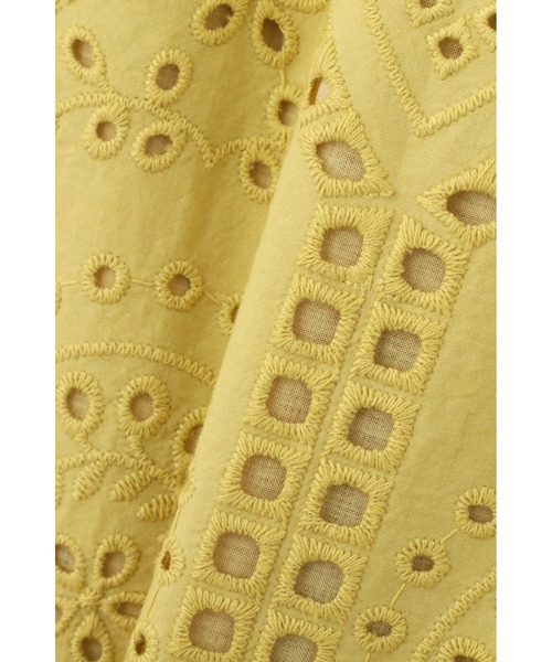 PINKY&DIANNE（ピンキーアンドダイアン）の「◆ベルト付きコットンレーススカート（スカート・レディース・カーキ/イエロー・38/36）」の10枚目の写真