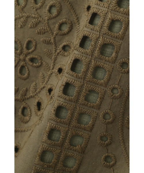 PINKY&DIANNE（ピンキーアンドダイアン）の「◆ベルト付きコットンレーススカート（スカート・レディース・カーキ/イエロー・38/36）」の12枚目の写真