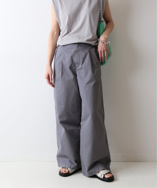 FRAMeWORK（フレームワーク）の「強撚ツイルワイドパンツ