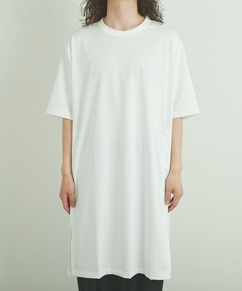 Lui's（ルイス）の「110cmスリットロングTシャツ（Tシャツ/カットソー・メンズ・ホワイト/ブラック/グリーン・FREE）」の17枚目の写真