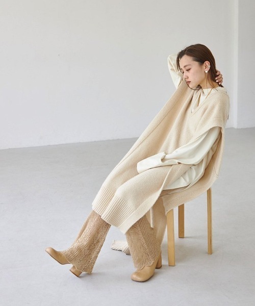 todayful ニットベスト セール】キーネックニットベスト（ベスト）｜TODAYFUL（トゥデイ