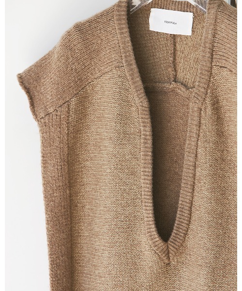 セール】キーネックニットベスト（ベスト）｜TODAYFUL（トゥデイフル