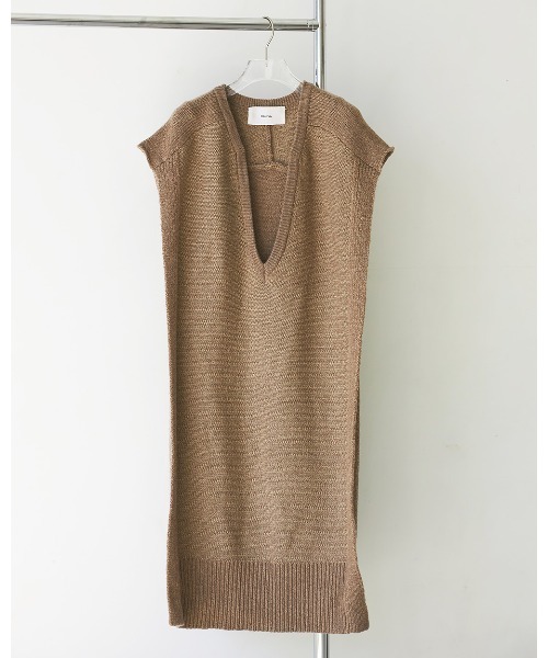 TODAYFUL（トゥデイフル）の「キーネックニットベスト（ベスト・レディース・アイボリー/モカ・FREE）」の18枚目の写真