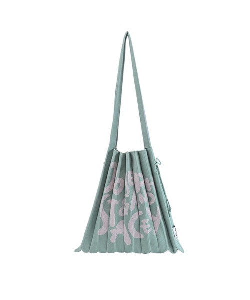 【JOSEPH&STACEY 】ラッキープリーツニットバッグ グラフィティ(M) / Lucky Pleats Knit Graffiti M