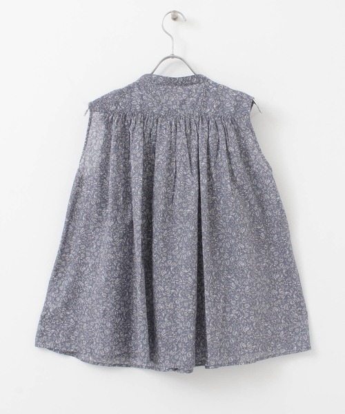 URBAN RESEARCH DOORS（アーバンリサーチドアーズ）の「フラワーギャザーブラウス（シャツ/ブラウス・レディース・ブルー系その他/ブラック・ONE）」の5枚目の写真