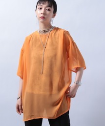 HARE | カラーシフォンBIGTシャツ(HARE)(Tシャツ/カットソー)