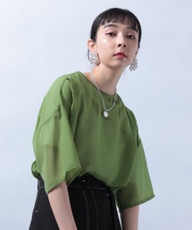 HARE | カラーシフォンBIGTシャツ(HARE)(Tシャツ/カットソー)