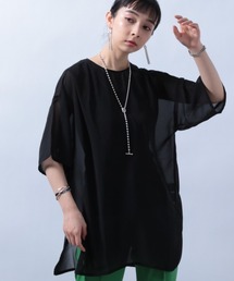 HARE | カラーシフォンBIGTシャツ(HARE)(Tシャツ/カットソー)