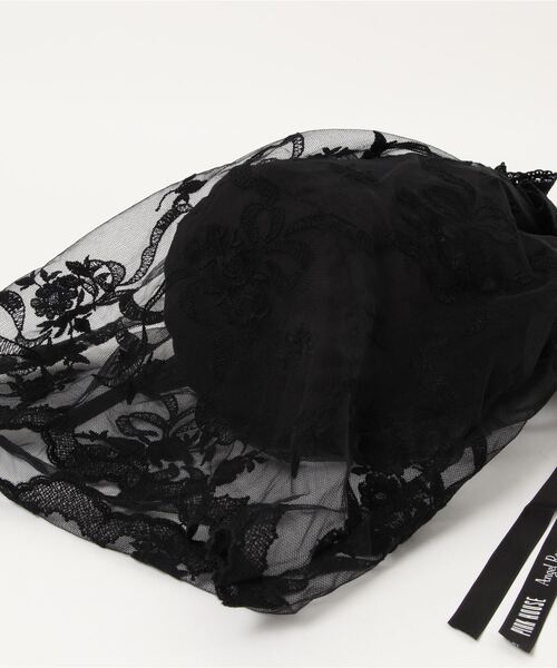 PINK HOUSE（ピンクハウス）の「ハートフルチュールバッグ（ボディバッグ/ウエストポーチ・レディース・ブラック/ピンク/アイボリー/アクア・フリー）」の10枚目の写真