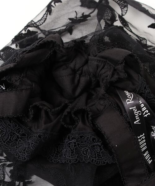 PINK HOUSE（ピンクハウス）の「ハートフルチュールバッグ（ボディバッグ/ウエストポーチ・レディース・ブラック/ピンク/アイボリー/アクア・フリー）」の8枚目の写真