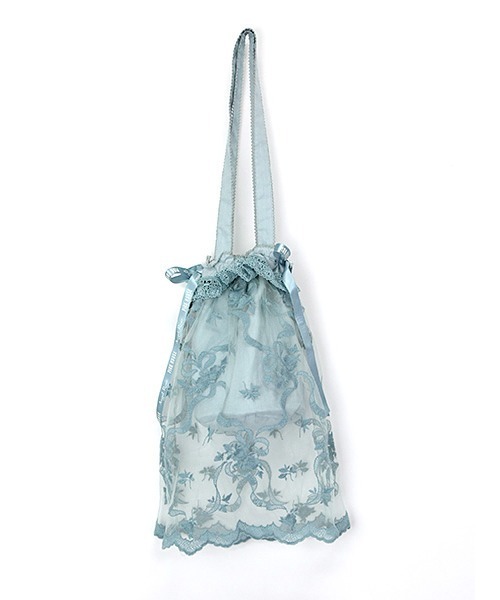 PINK HOUSE（ピンクハウス）の「ハートフルチュールバッグ（ボディバッグ/ウエストポーチ・レディース・ブラック/ピンク/アイボリー/アクア・フリー）」の20枚目の写真