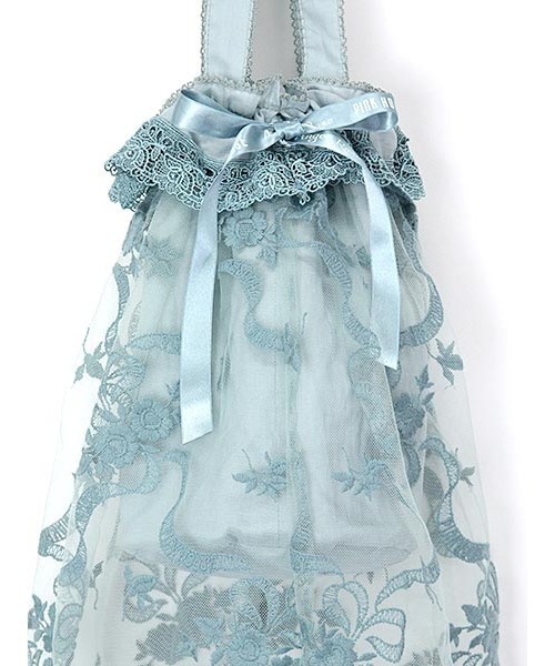 PINK HOUSE（ピンクハウス）の「ハートフルチュールバッグ（ボディバッグ/ウエストポーチ・レディース・ブラック/ピンク/アイボリー/アクア・フリー）」の18枚目の写真