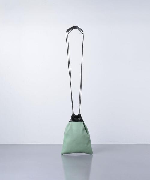 JIL SANDER（ジルサンダー）の「＜JIL SANDER+（ジル サンダー プラス）＞DRST ロゴ ポーチ ■■■（ショルダーバッグ・レディース・オリーブ/オフホワイト・FREE）」の5枚目の写真