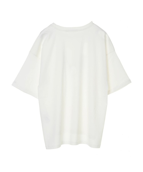 AMERICAN HOLIC（アメリカンホリック）の「サイドスリットロゴカットプルオーバー（Tシャツ/カットソー・レディース・ホワイト/ブラック/オフホワイト・M/L）」の22枚目の写真