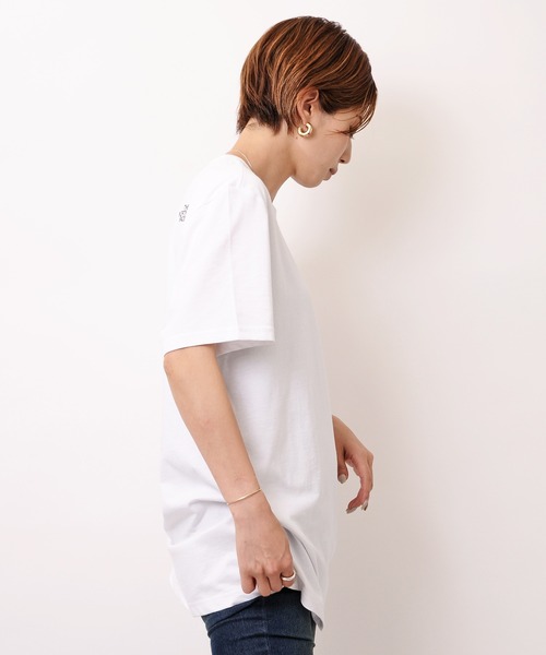 THE NORTH FACE（ザノースフェイス）の「THE NORTH FACE (ザ・ノース フェイス) SS FINE ALP TEE 3 Tシャツ（Tシャツ/カットソー・レディース・ブラック/ホワイト×ブラック・S/M/L/XL/XXL）」の3枚目の写真