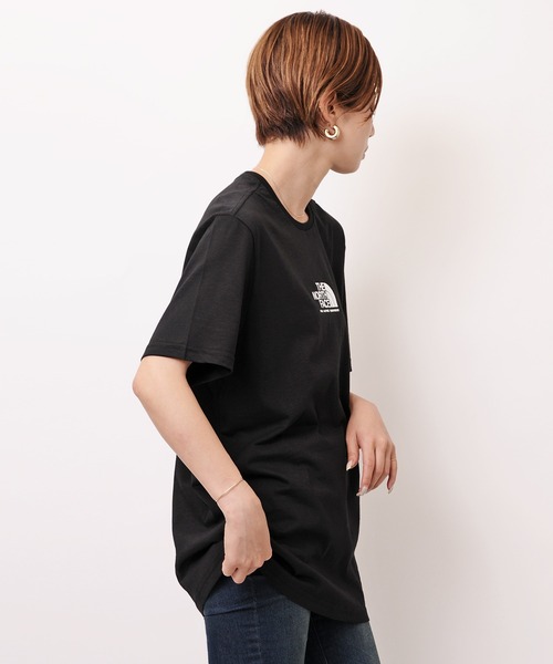 THE NORTH FACE（ザノースフェイス）の「THE NORTH FACE (ザ・ノース フェイス) SS FINE ALP TEE 3 Tシャツ（Tシャツ/カットソー・レディース・ブラック/ホワイト×ブラック・S/M/L/XL/XXL）」の9枚目の写真
