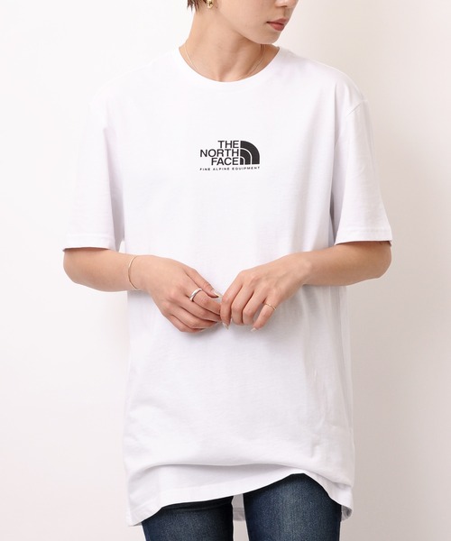THE NORTH FACE（ザノースフェイス）の「THE NORTH FACE (ザ・ノース フェイス) SS FINE ALP TEE 3 Tシャツ（Tシャツ/カットソー・レディース・ブラック/ホワイト×ブラック・S/M/L/XL/XXL）」の18枚目の写真