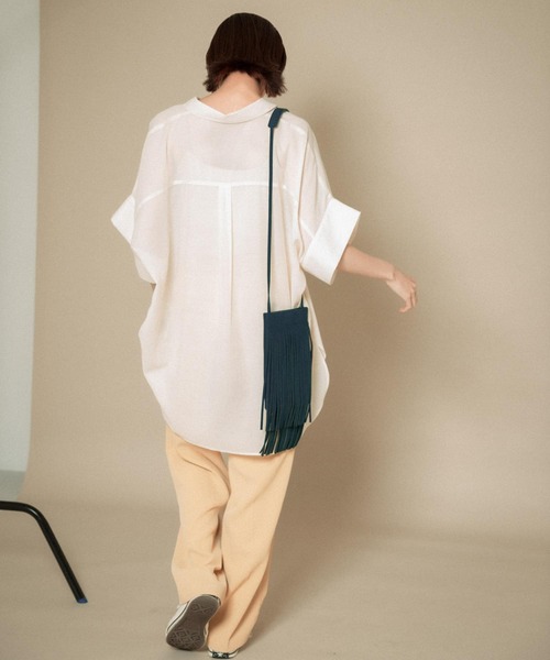 KBF（ケイビーエフ）の「フリンジミニBAG（ショルダーバッグ・レディース・ピンク/ベージュ系その他/グリーン系その他・ONE）」の5枚目の写真