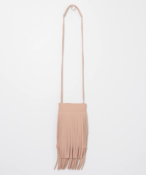 KBF（ケイビーエフ）の「フリンジミニBAG（ショルダーバッグ・レディース・ピンク/ベージュ系その他/グリーン系その他・ONE）」の8枚目の写真