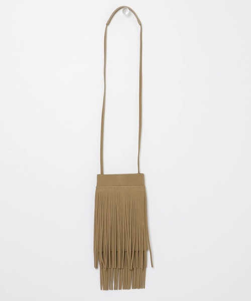KBF（ケイビーエフ）の「フリンジミニBAG（ショルダーバッグ・レディース・ピンク/ベージュ系その他/グリーン系その他・ONE）」の9枚目の写真