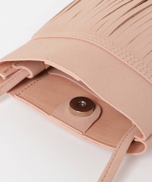 KBF（ケイビーエフ）の「フリンジミニBAG（ショルダーバッグ・レディース・ピンク/ベージュ系その他/グリーン系その他・ONE）」の16枚目の写真