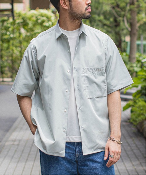 EDIFICE(エディフィス)の「スーピマ ブロード ショートスリーブ シャツ(シャツ/ブラウス・メンズ・グレー/グリーン/ブルー系その他・MEDIUM/LARGE)」の2枚目の写真