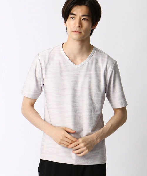 HIDEAWAYS NICOLE(ハイダウェイニコル)の「カモフラジャカード半袖プルオーバー(Tシャツ/カットソー・メンズ・ホワイト系その他2/レッド系その他/ホワイト系その他・LARGE/MEDIUM/X-LARGE)」の16枚目の写真