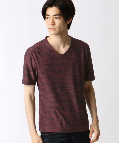 HIDEAWAYS NICOLE(ハイダウェイニコル)の「カモフラジャカード半袖プルオーバー(Tシャツ/カットソー・メンズ・ホワイト系その他2/レッド系その他/ホワイト系その他・LARGE/MEDIUM/X-LARGE)」の17枚目の写真