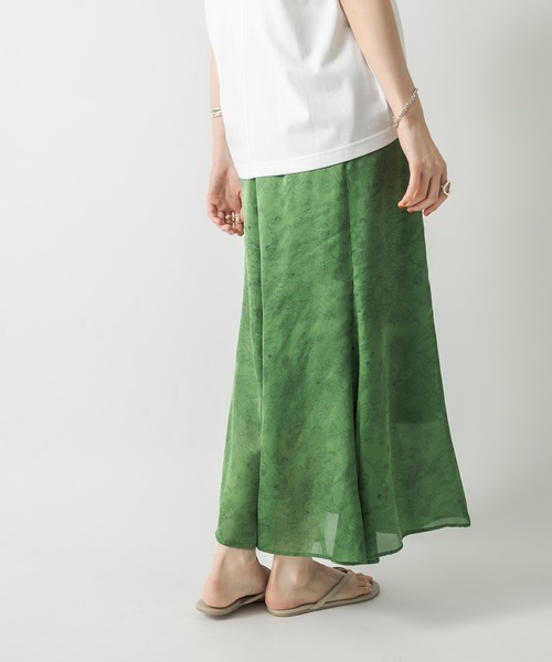 RIVE DROITE（リヴドロワ）の「ドローイングフラワースカート（スカート・レディース・イエロー/グリーン・FREE）」の20枚目の写真