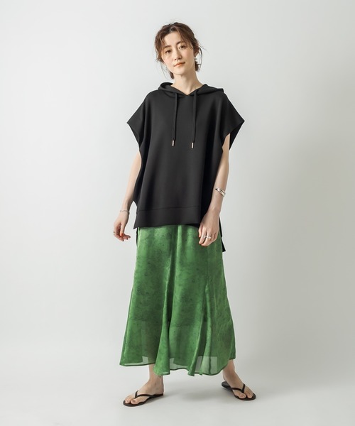 RIVE DROITE（リヴドロワ）の「ドローイングフラワースカート（スカート・レディース・イエロー/グリーン・FREE）」の16枚目の写真