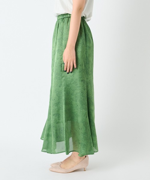 RIVE DROITE（リヴドロワ）の「ドローイングフラワースカート（スカート・レディース・イエロー/グリーン・FREE）」の17枚目の写真