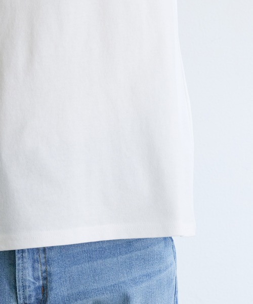 VIS（ビス）の「グラフィックアソートフレンチTシャツ（Tシャツ/カットソー・レディース・スミクロ/ベージュ/ホワイト・FREE）」の5枚目の写真