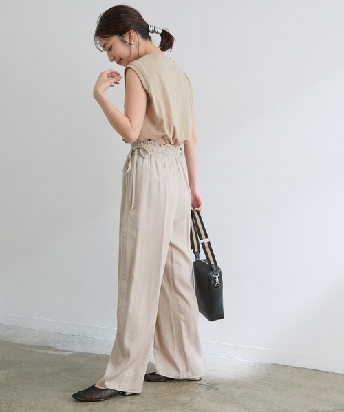 VIS（ビス）の「グラフィックアソートフレンチTシャツ（Tシャツ/カットソー・レディース・スミクロ/ベージュ/ホワイト・FREE）」の18枚目の写真