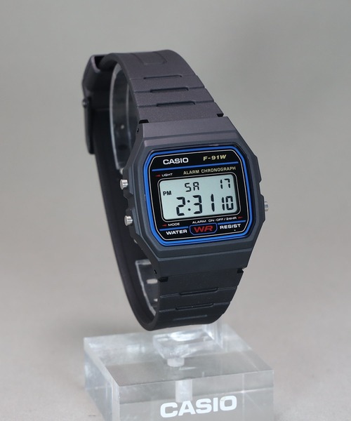 CASIO(カシオ)の「CASIO Collection / F-91W-1JH(デジタル腕時計・メンズ・ブラック・FREE)」の3枚目の写真
