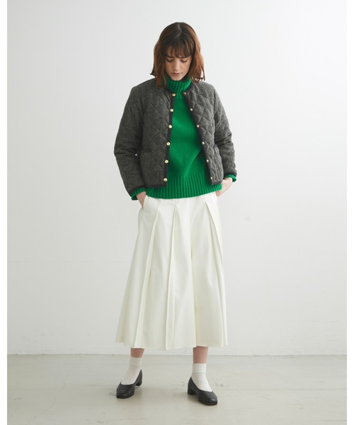 Traditional Weatherwear(トラディショナルウェザーウェア)の「【HEAT TWEED】ARKLEY/アークリー(ノーカラージャケット・レディース・ブラック系その他/グレー系その他・36/34)」の2枚目の写真