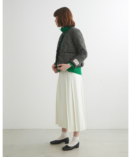 Traditional Weatherwear(トラディショナルウェザーウェア)の「【HEAT TWEED】ARKLEY/アークリー(ノーカラージャケット・レディース・ブラック系その他/グレー系その他・36/34)」の6枚目の写真