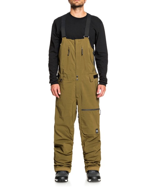 Quiksilver（クイックシルバー）の「ALTOSTRATUS 2L GORE-TEX BIB/クイックシルバースキースノーボードゴアテックスビブパンツ（その他パンツ・メンズ・ブラック/カーキ・SMALL/X-LARGE）」の4枚目の写真