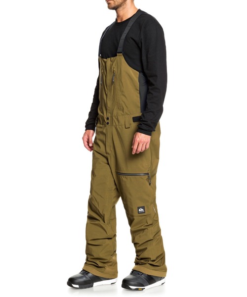 Quiksilver（クイックシルバー）の「ALTOSTRATUS 2L GORE-TEX BIB/クイックシルバースキースノーボードゴアテックスビブパンツ（その他パンツ・メンズ・ブラック/カーキ・SMALL/X-LARGE）」の8枚目の写真
