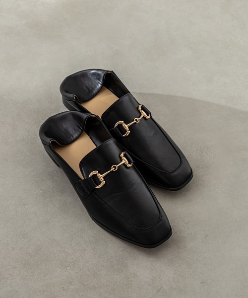 mystic（ミスティック）の「ビット付ローファー（ローファー・レディース・ブラック・36/37/38）」の2枚目の写真